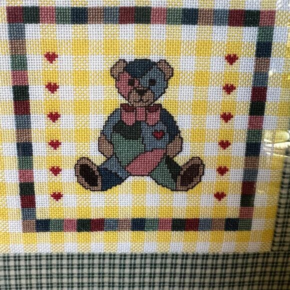 Framed Quilted Bear - Picture 4 of 5